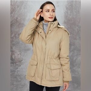Wenven Women's Winter Warm Sherpa Lined Jacket Heavy Parka Coat with Hood